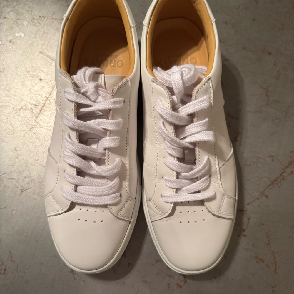 White Leather Women's Sneakers